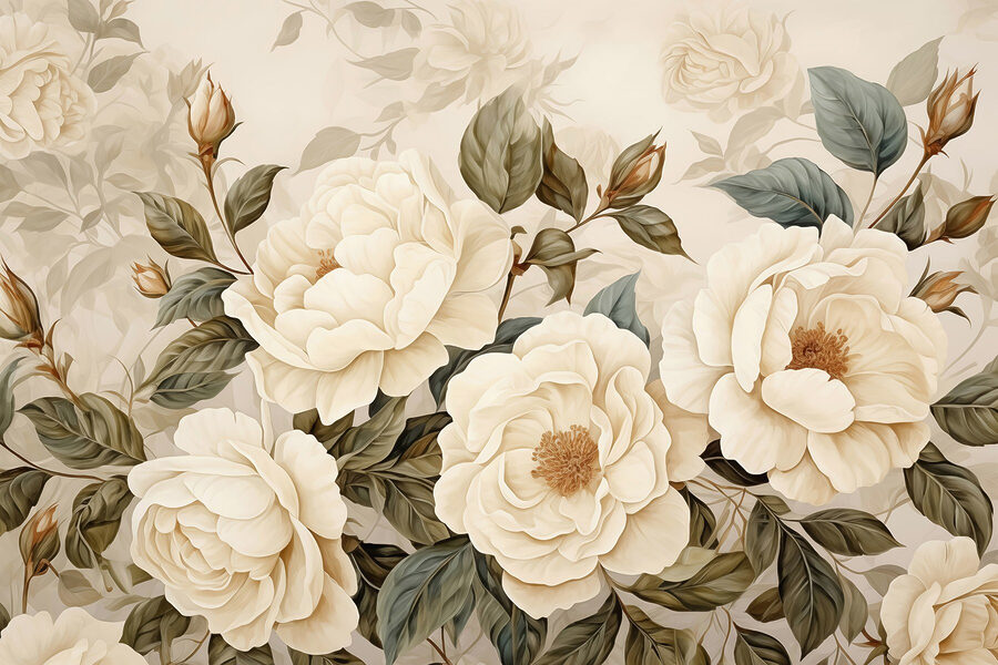 Des fleurs douces dans des teintes douces Des fleurs douces dans des teintes douces