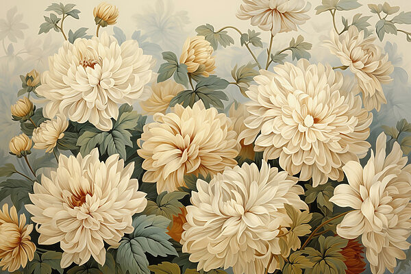 Des fleurs délicates dans des teintes douces Des fleurs délicates dans des teintes douces