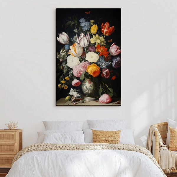 Vase de fleurs avec papillons Vase de fleurs avec papillons
