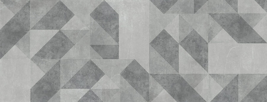 Papier peint Carrelage gris et blanc – Image 3