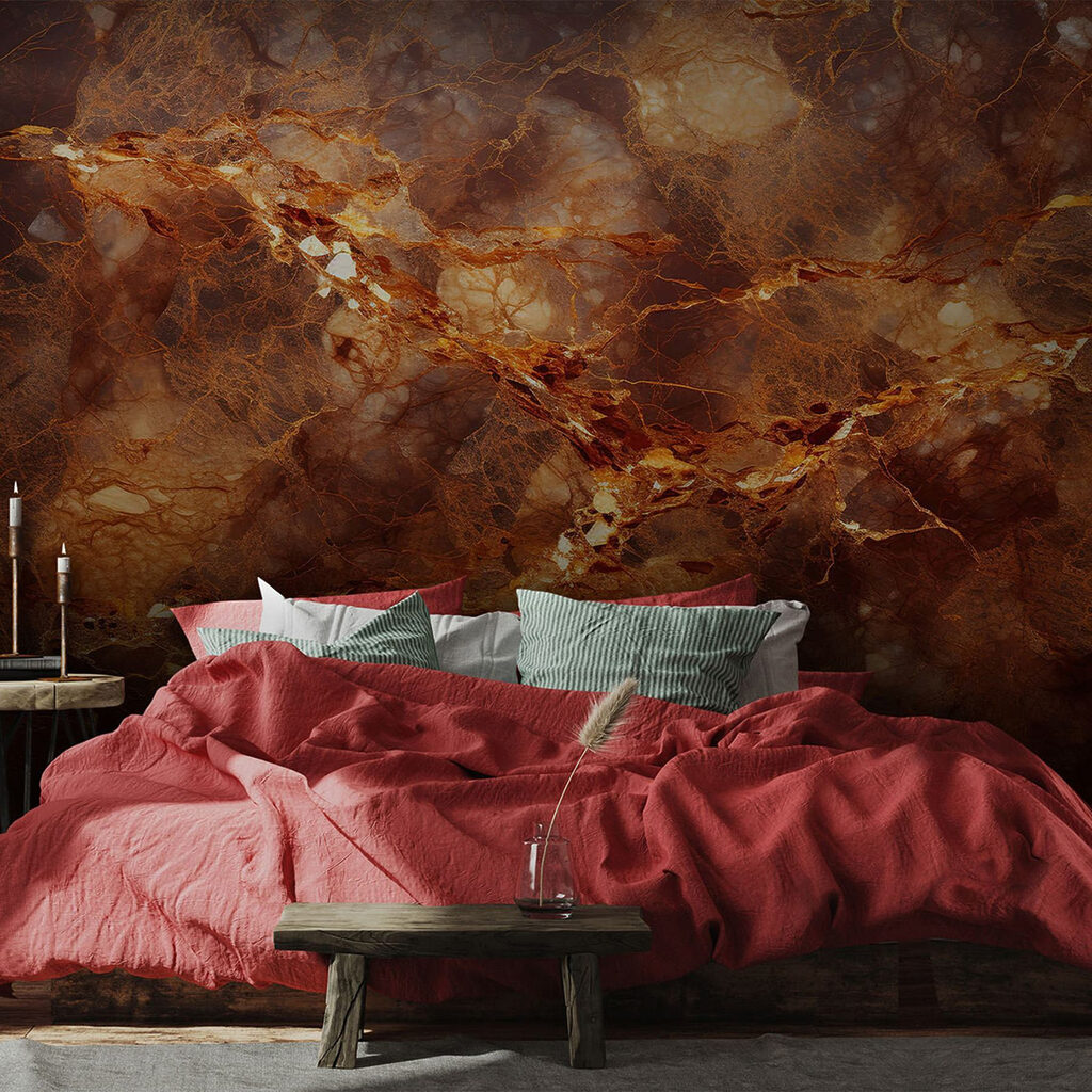 Vibrant hues of warm earth tones