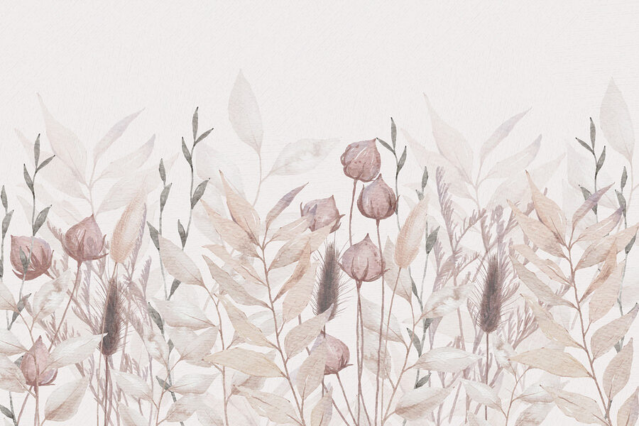 Peinture de plantes et de feuilles