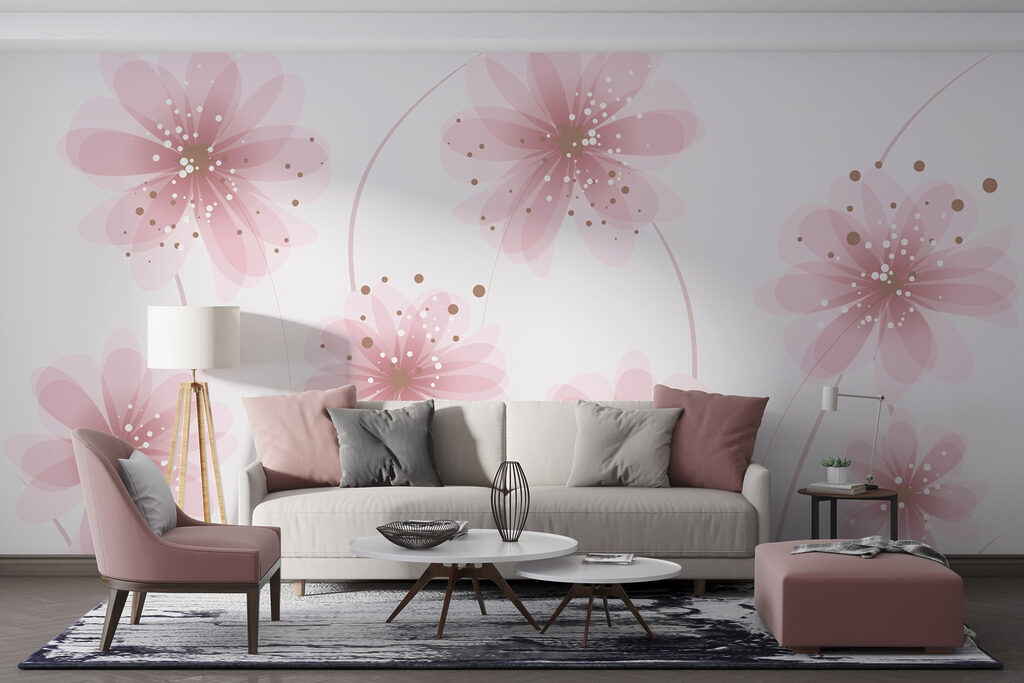 Group of pink flowers