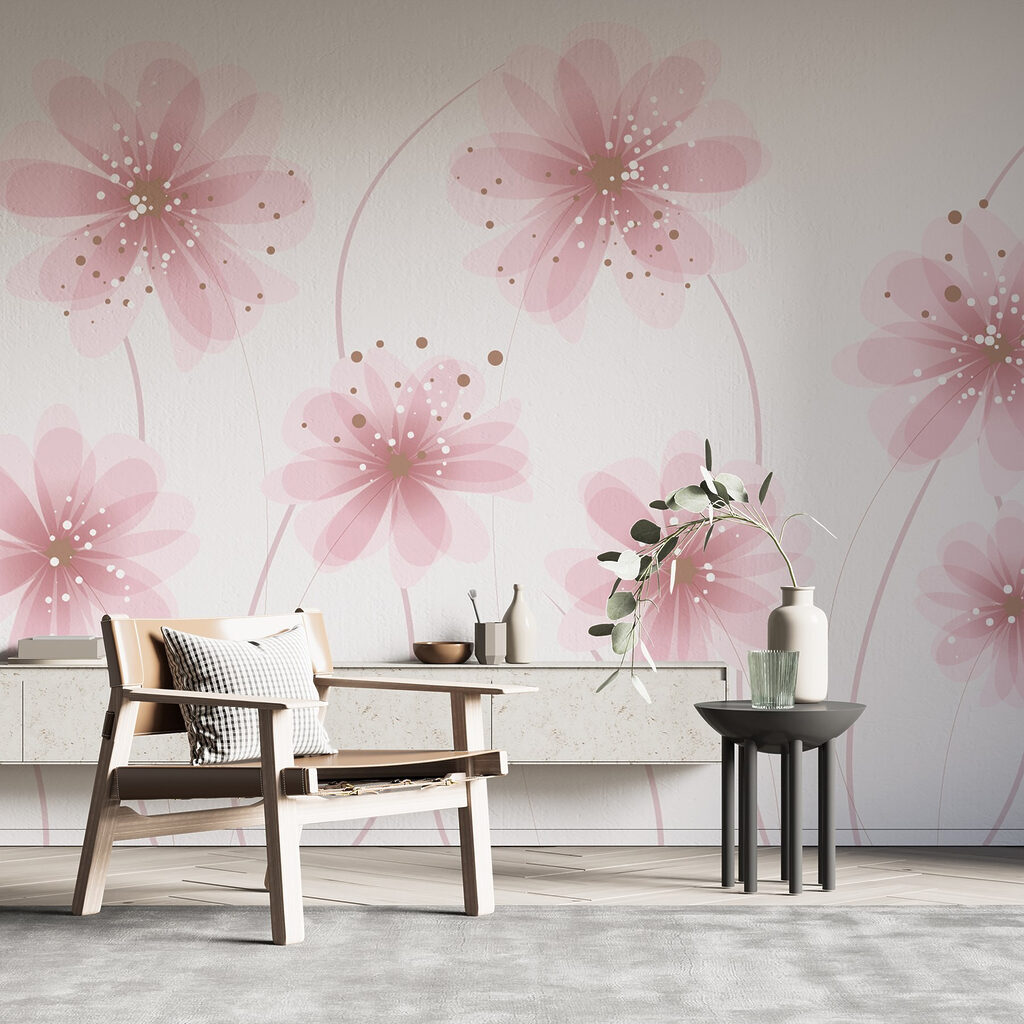 Group of pink flowers