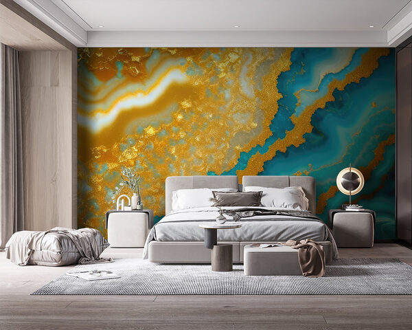 Des motifs fluides dans des couleurs vives Des motifs fluides dans des couleurs vives