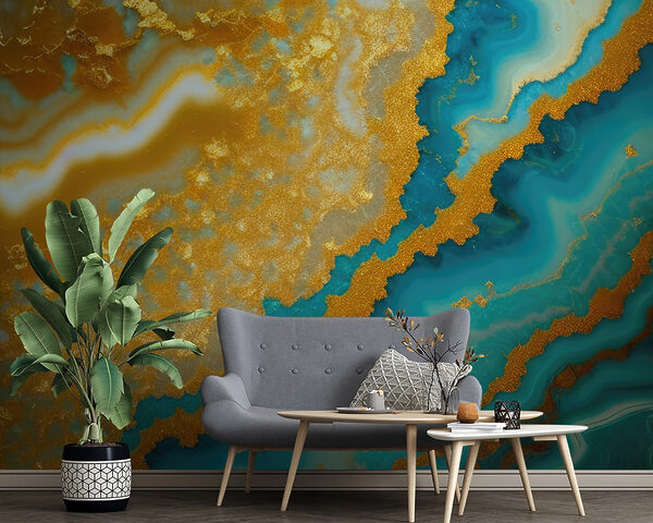 Des motifs fluides dans des couleurs vives Des motifs fluides dans des couleurs vives