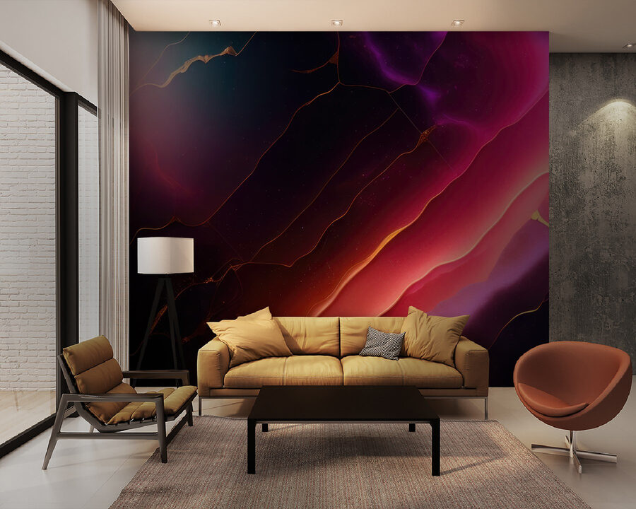 Papier peint Fond coloré avec des lignes et des points – Image 3
