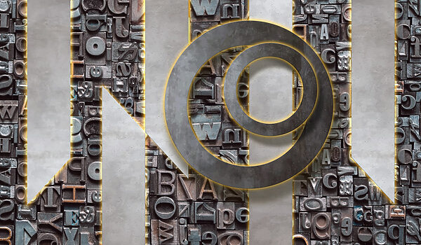 Groupe de lettres sur un mur Groupe de lettres sur un mur