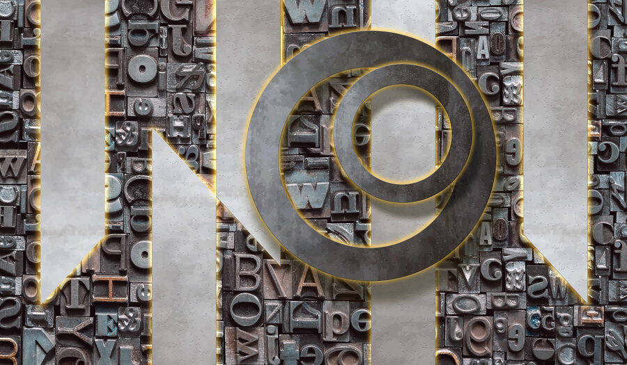 Papier peint Groupe de lettres sur un mur – Image 8