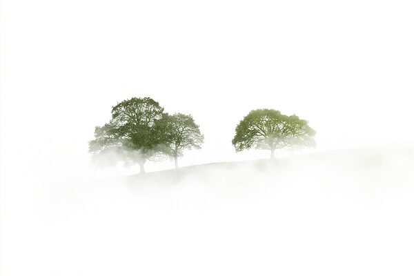 Arbres dans le brouillard Arbres dans le brouillard