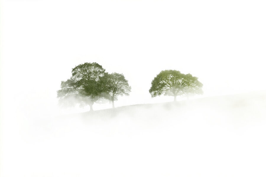 Arbres dans le brouillard Arbres dans le brouillard