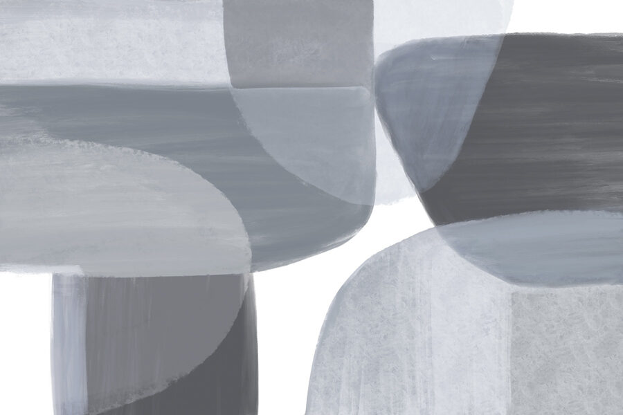 Art gris et blanc