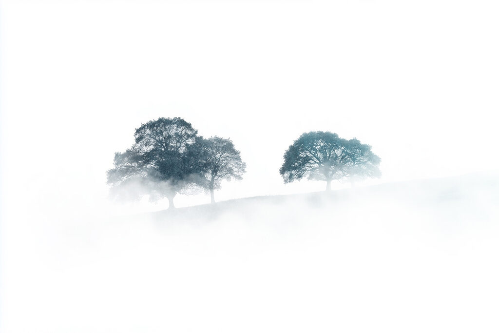 Arbres dans le brouillard Arbres dans le brouillard
