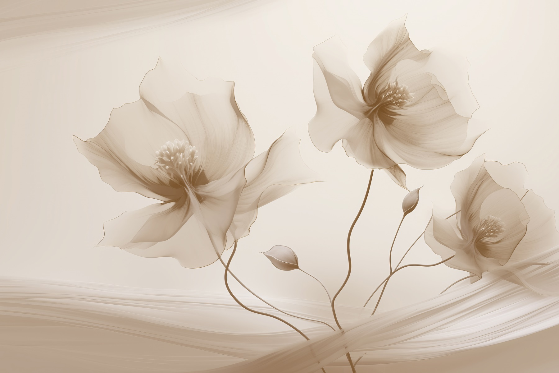 Delicate petals in soft tones Delicate petals in soft tones