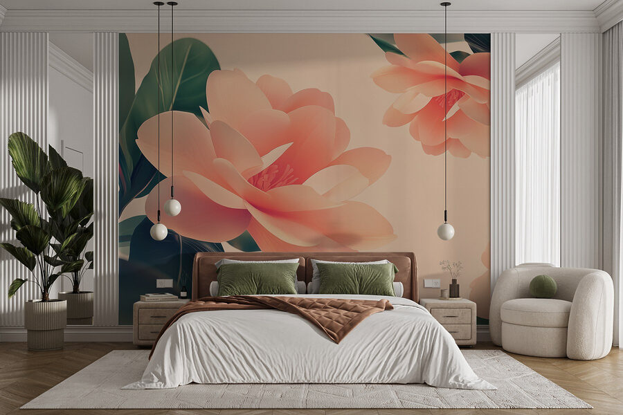 Fleurs délicates dans des tons pastel doux