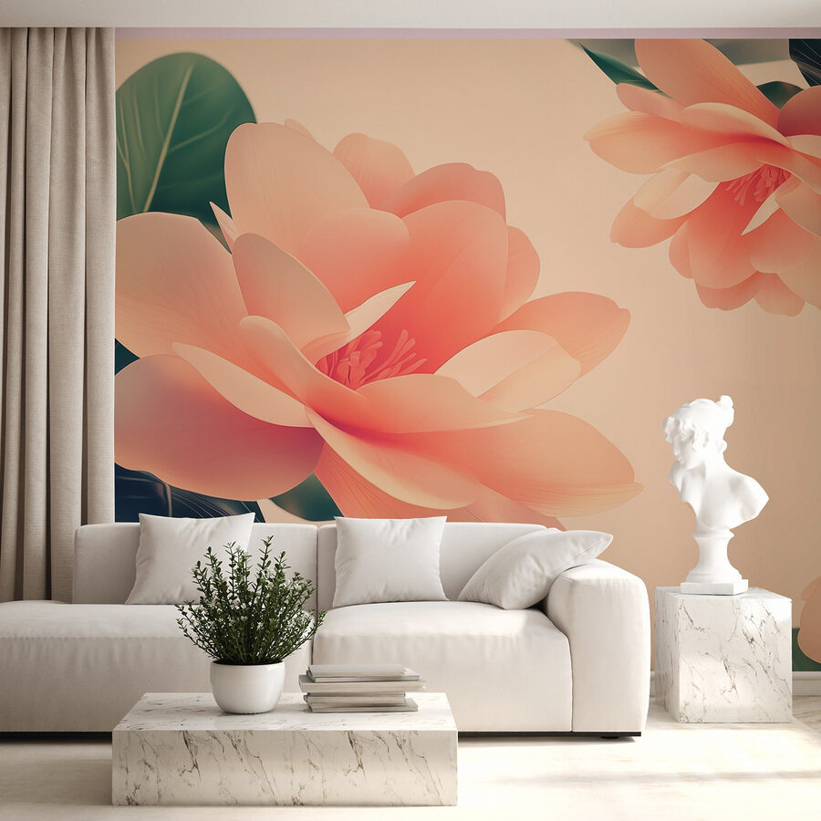 Fleurs délicates dans des tons pastel doux