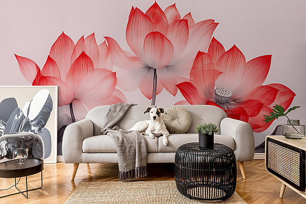 Groupe de fleurs roses avec feuilles Groupe de fleurs roses avec feuilles