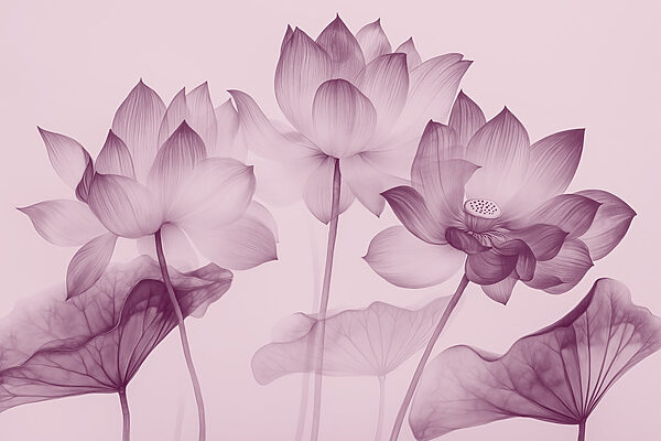 Groupe de fleurs avec feuilles Groupe de fleurs avec feuilles