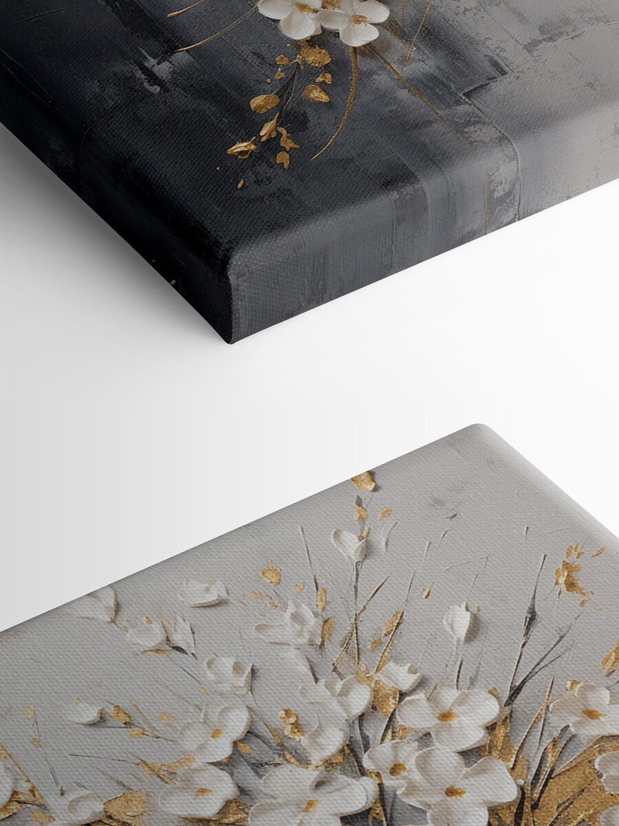 Peinture de fleurs dans un vase