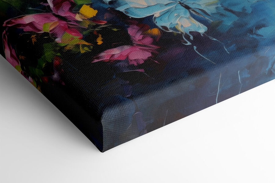 Tableaux Peinture de papillons en vol – Image 9