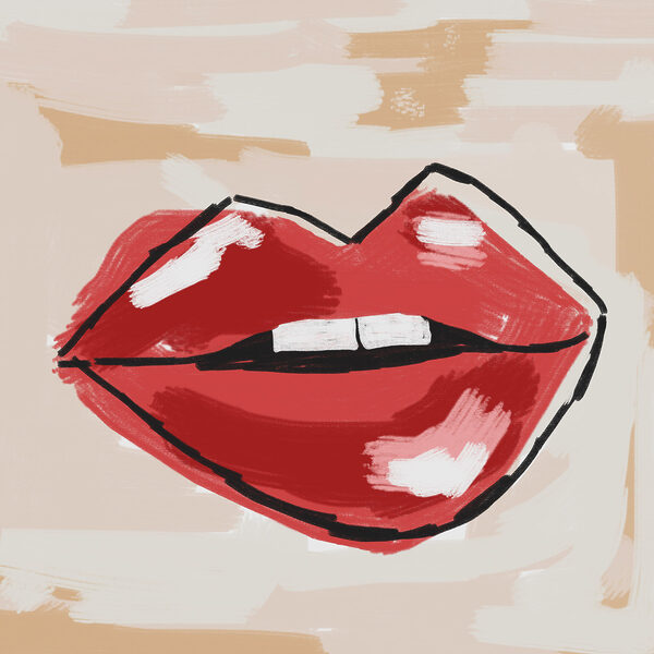 Dessin de lèvres rouges Dessin de lèvres rouges