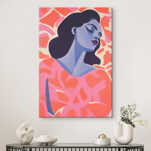 - Serene elegance in vibrant hues - Serene elegance in vibrant hues