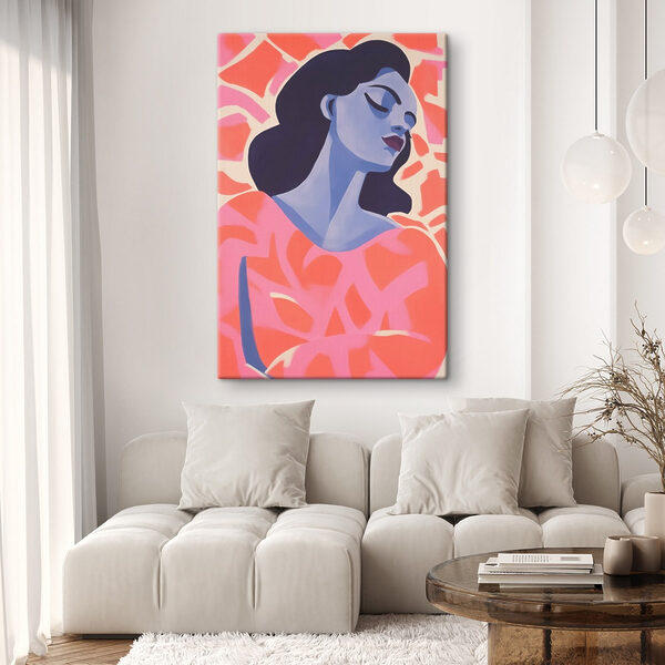 - Serene elegance in vibrant hues - Serene elegance in vibrant hues