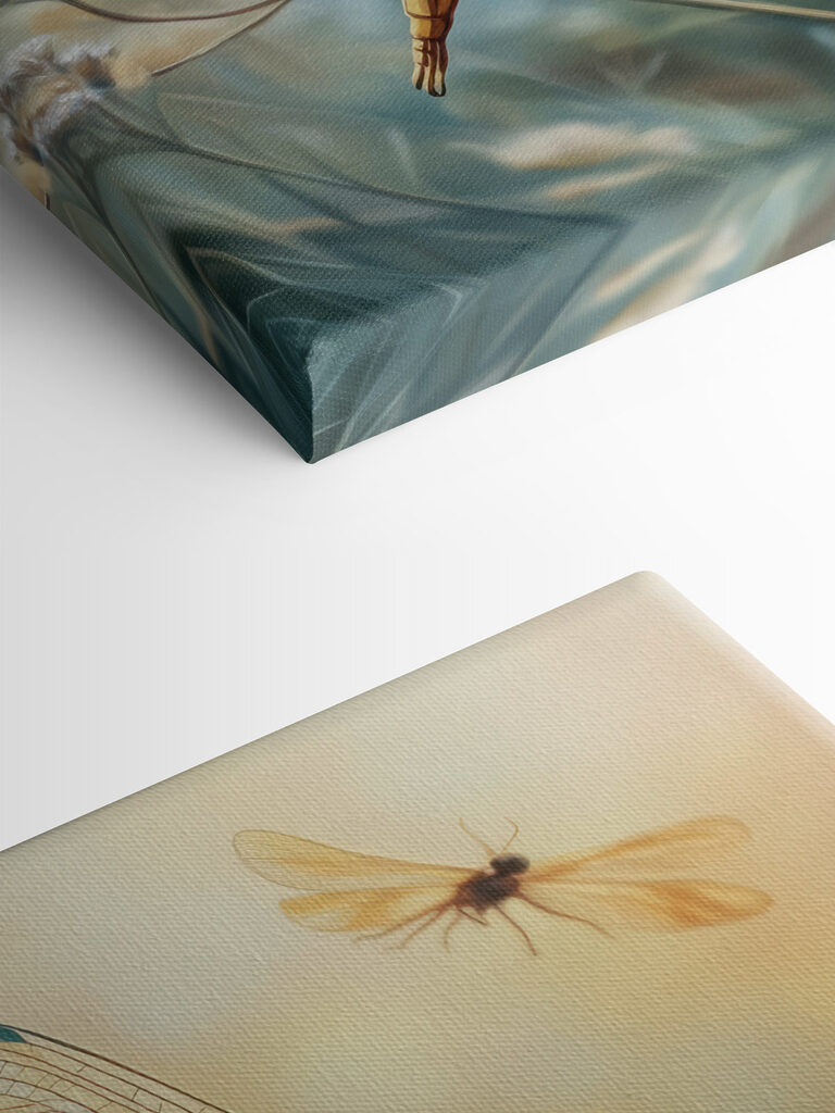 Dragonfly on a flower