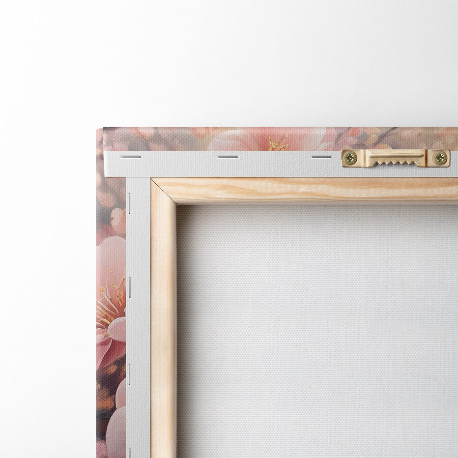 Peinture de fleurs roses