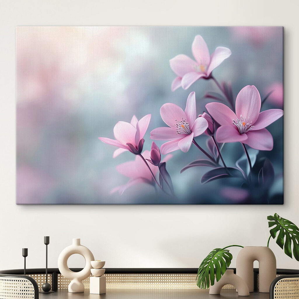 Group of pink flowers