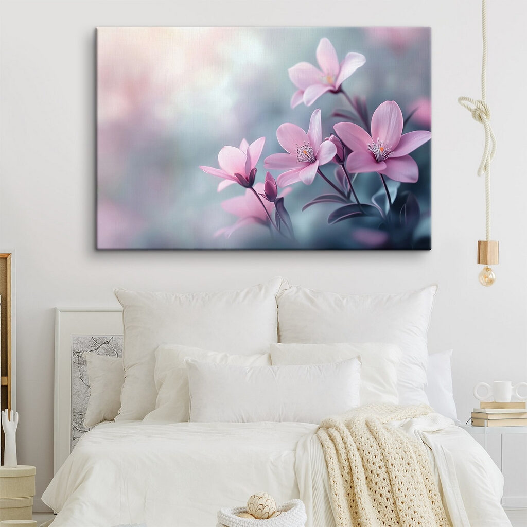 Group of pink flowers