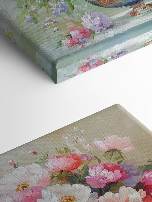 Peinture de fleurs dans un vase Peinture de fleurs dans un vase