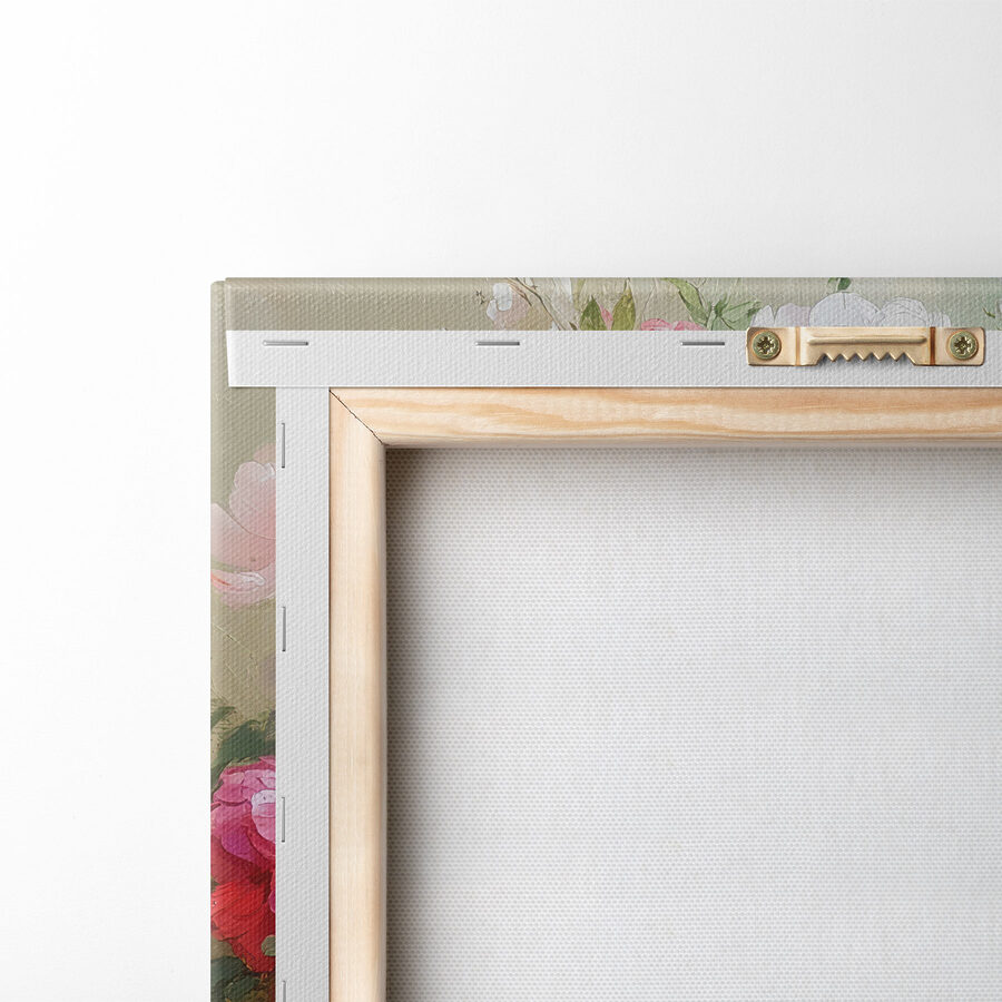 Peinture de fleurs dans un vase