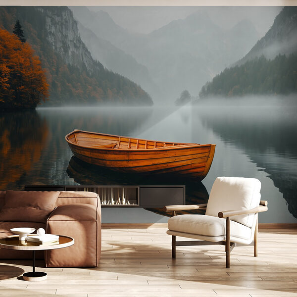 Bateau sur un lac Bateau sur un lac