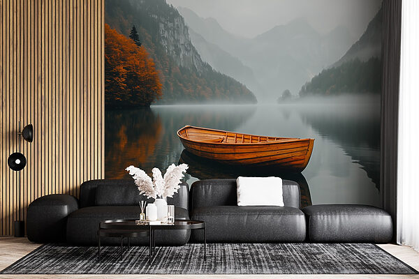 Bateau sur un lac Bateau sur un lac
