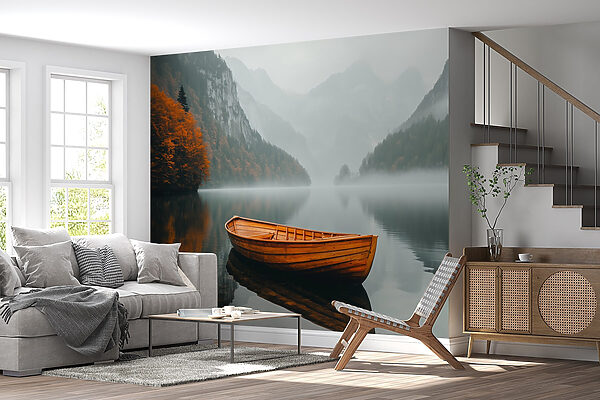 Bateau sur un lac Bateau sur un lac