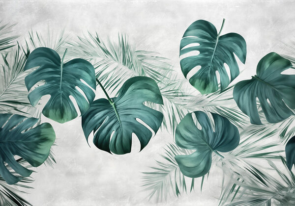 Groupe de feuilles vertes Groupe de feuilles vertes