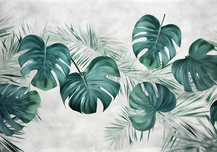 Groupe de feuilles vertes