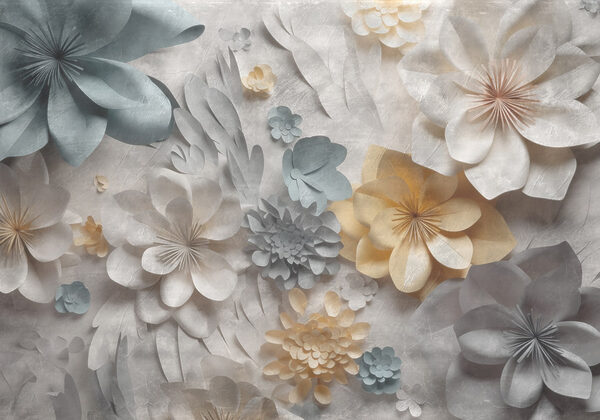 Groupe de fleurs en papier Groupe de fleurs en papier