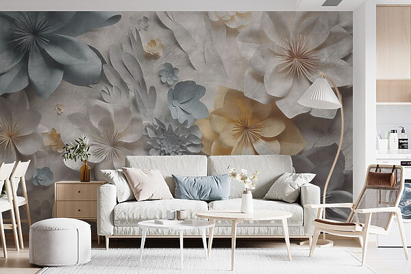 Groupe de fleurs en papier Groupe de fleurs en papier