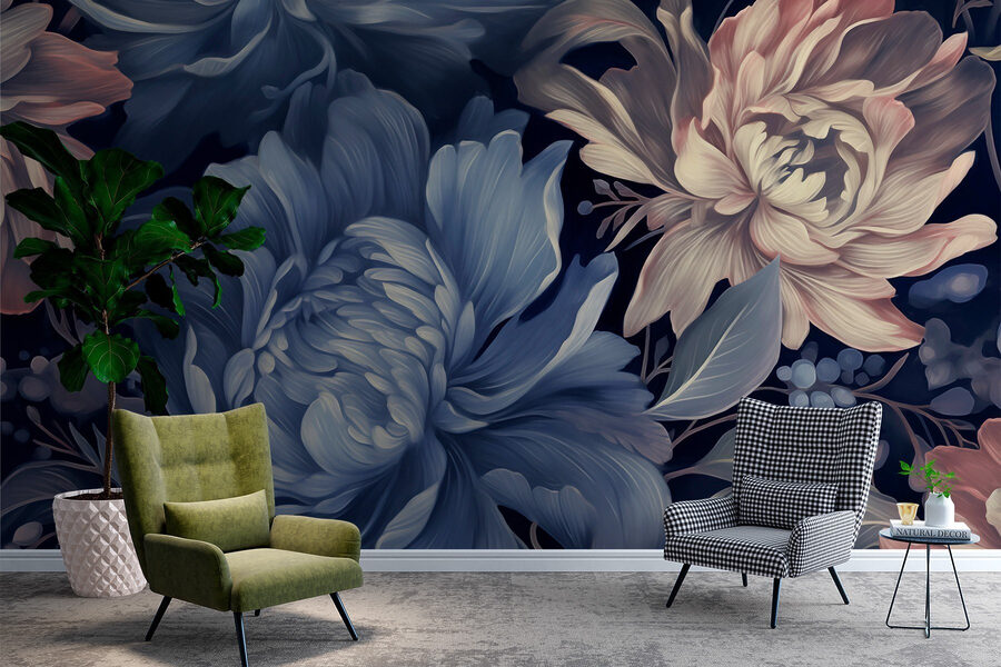 Des fleurs délicates aux teintes douces