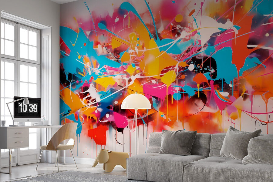 L'art de l'éclaboussure colorée