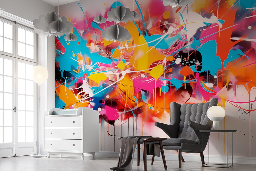 L'art de l'éclaboussure colorée