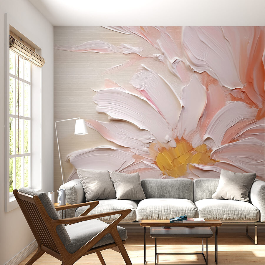 Peinture d'une fleur