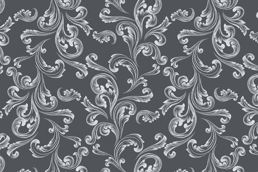 Motif de tourbillons blancs et gris