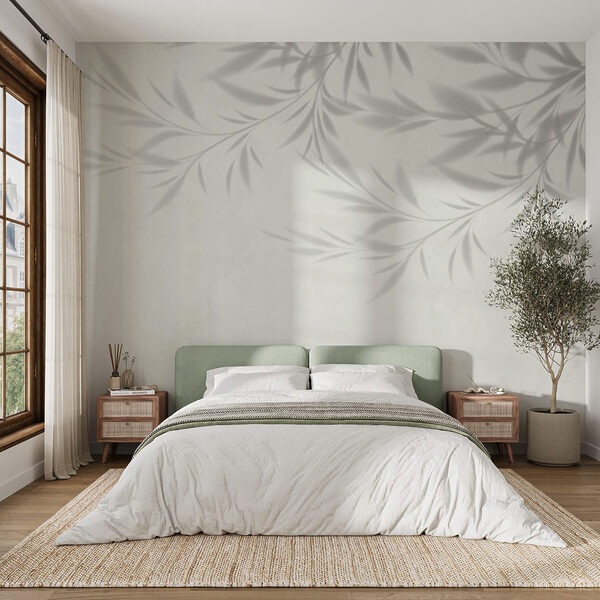 Ombre de feuilles sur un mur Ombre de feuilles sur un mur