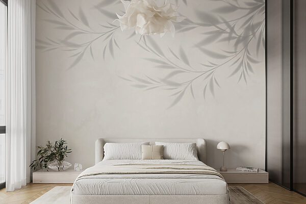 Ombre de feuilles sur un mur Ombre de feuilles sur un mur