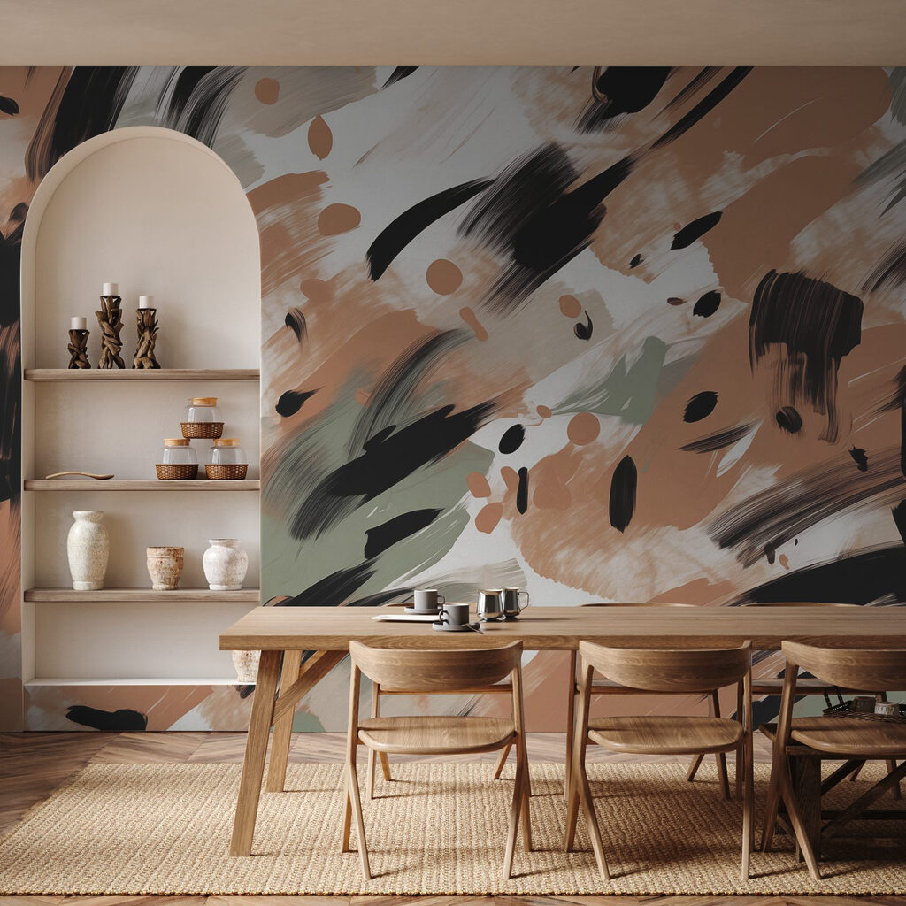 Abstract strokes in earthy tones Abstract strokes in earthy tones