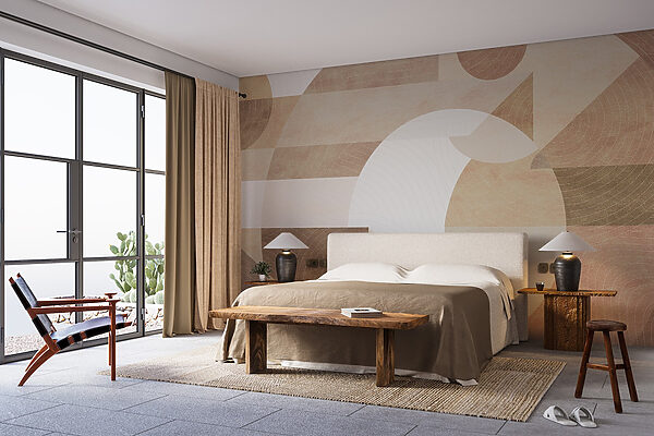 Papier peint Les formes abstraites et les tons sourds se mélangent (UGS : w02140) Papier peint Papier peint Les formes abstraites et les tons sourds se mélangent (UGS : w02140)