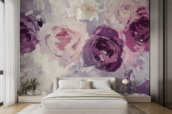 Peinture de fleurs sur une surface Peinture de fleurs sur une surface